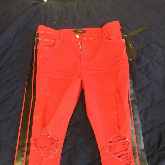 Amiri Jeans (Red) - Picture 1 of 7